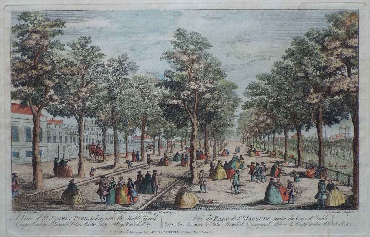 Print - A View of St. James's Park - Smith